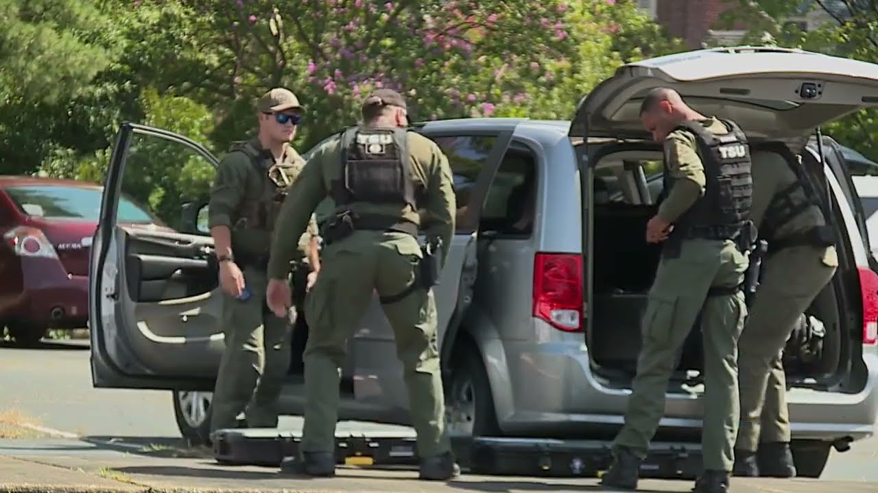 SCENE VIDEO: Massive search underway for inmate who escaped St. Mary's Hospital