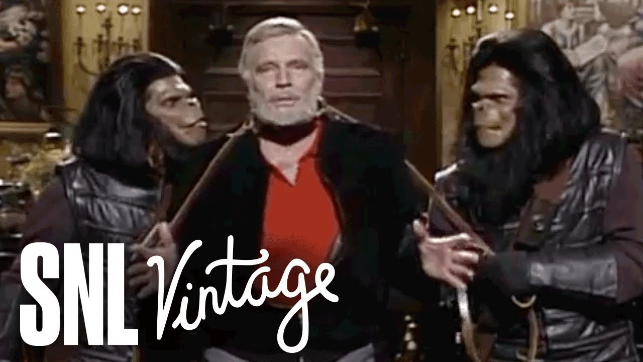 Monologue: Charlton Heston is Captured by Apes - SNL