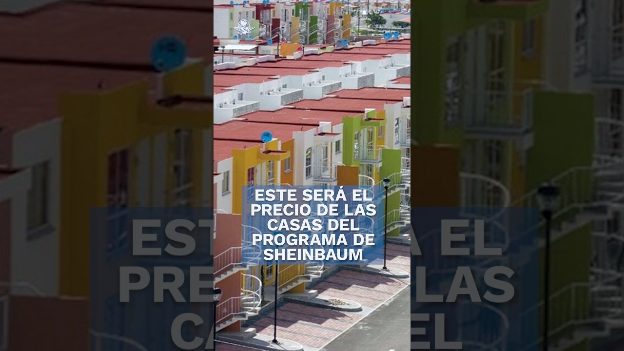 ¿Cuánto costarán las viviendas que Sheinbaum anunció para los jóvenes? #shorts