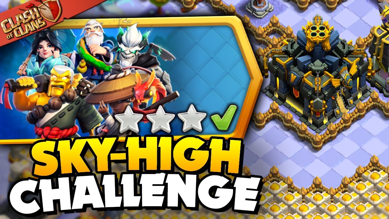 Easily 3 Star Sky-High Showdown Challenge (Clash of Clans)