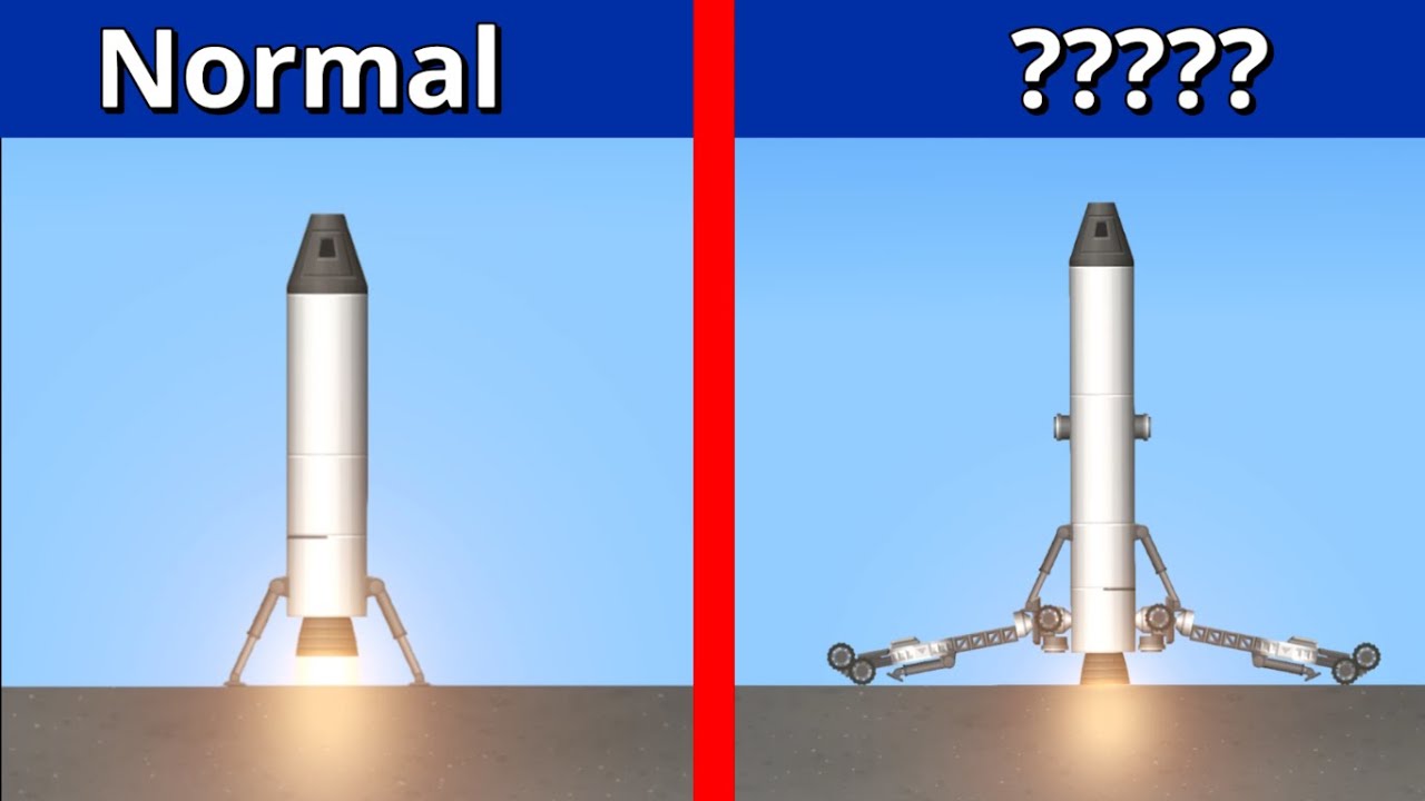 5 Different Landing Legs in #SFS | #shorts