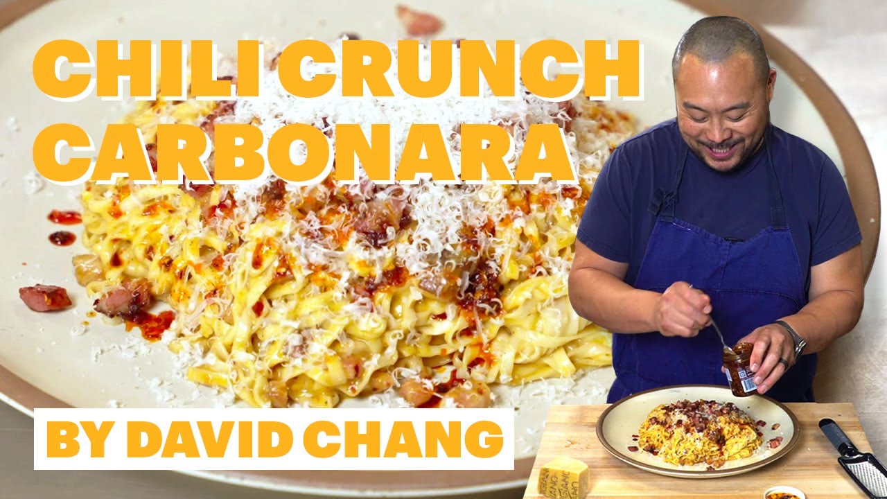 David Chang Makes Chili Crunch Carbonara