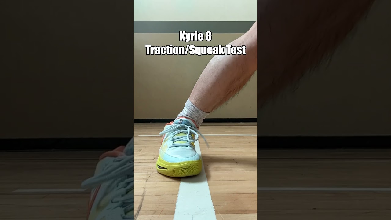 The unreleased Nike Kyrie 8 Traction/Squeak Test #nikebasketball #kyrieirving