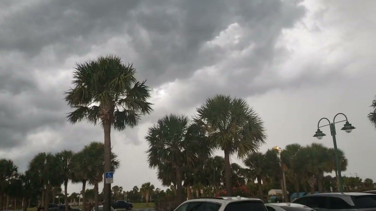 Hurricane Idalia feeder band hit Brevard County 29 August 2023 1740hr