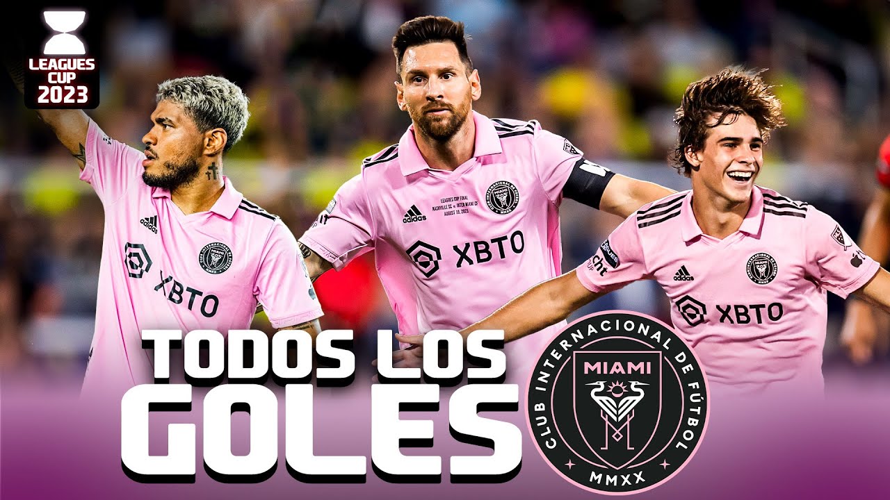 TODOS los goles de MESSI 🐐 y el INTER de MIAMI ⚽️ Leagues Cup 2023 🏆