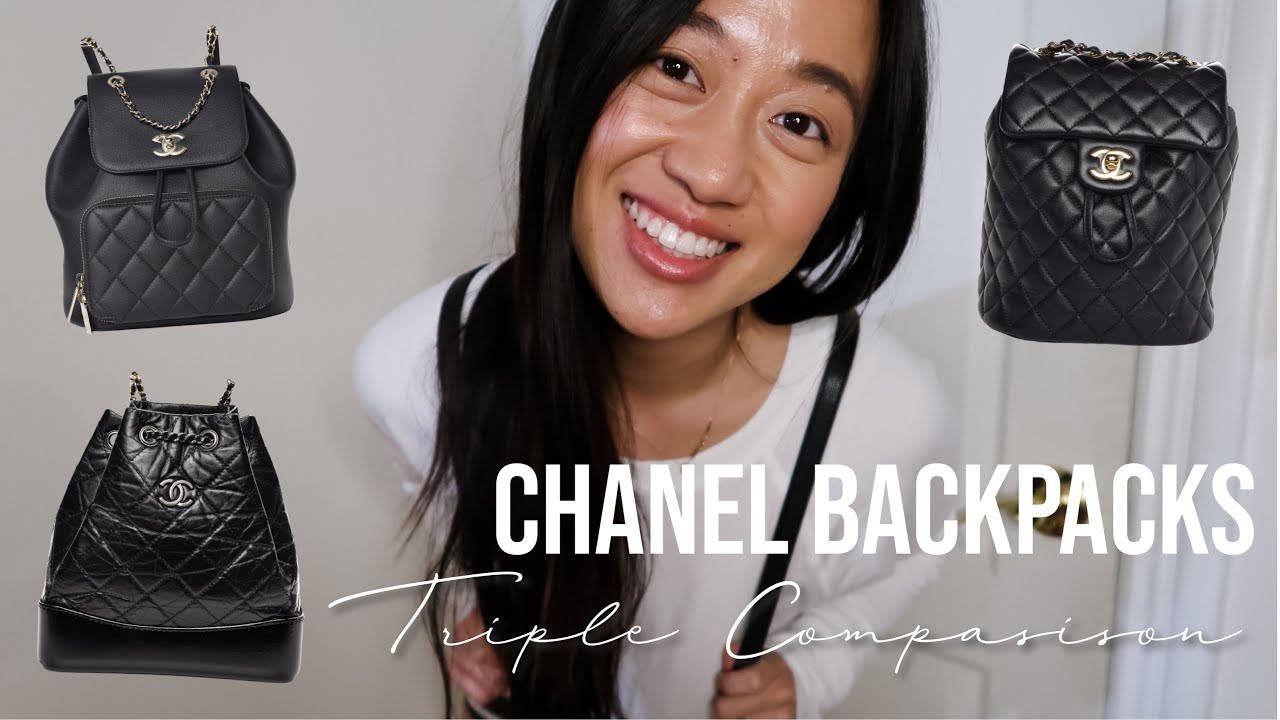 MY CHANEL BACKPACKS | Bag Comparison + MOD Shots