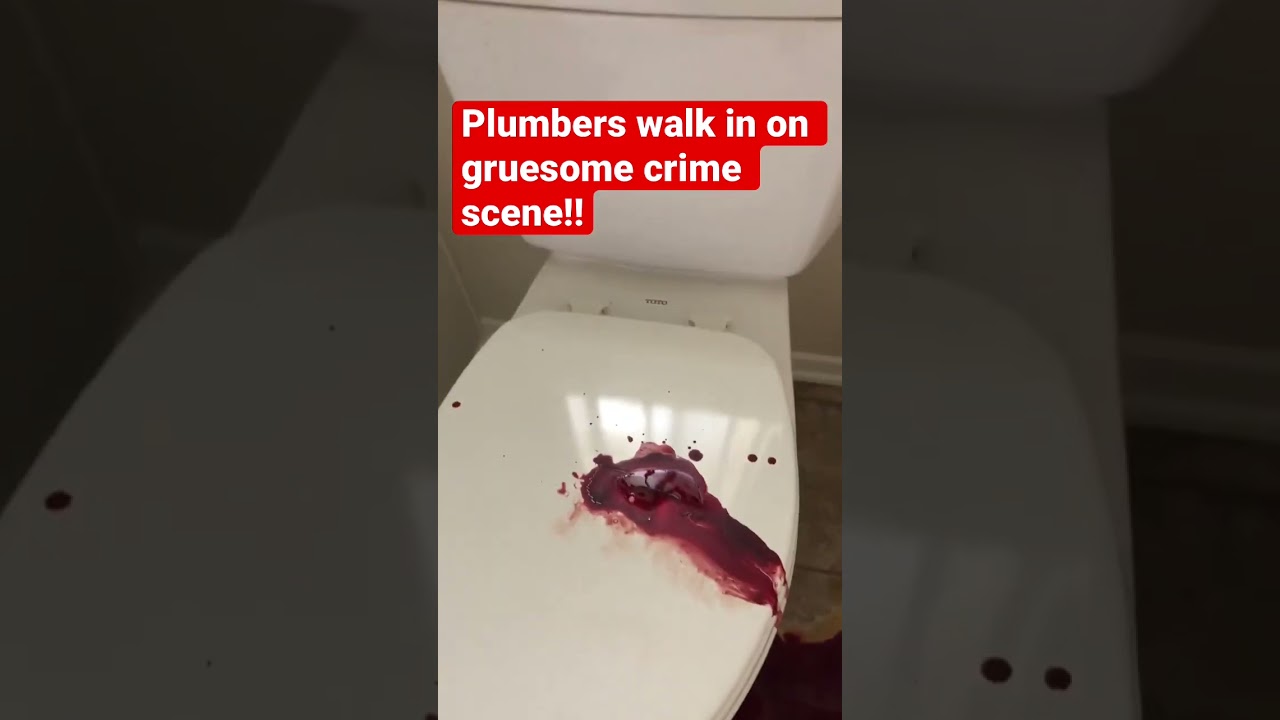 Plumbers walk in on gruesome crime scene in #orangecountyca #crimesceneinvestigation #plumbing