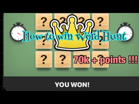 HOW TO WIN WORD HUNT IMESSAGE IN 2022 || Word Hunt trick|| Game pigeon (Online Business, E-Commerce)