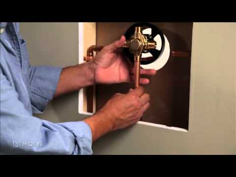 Installing a 1-Handle Posi-Temp Shower Valve: Copper to Copper