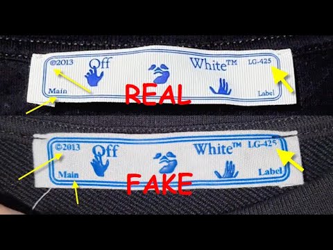 Off White shirt real vs fake. How to spot fake Off White tee shirt