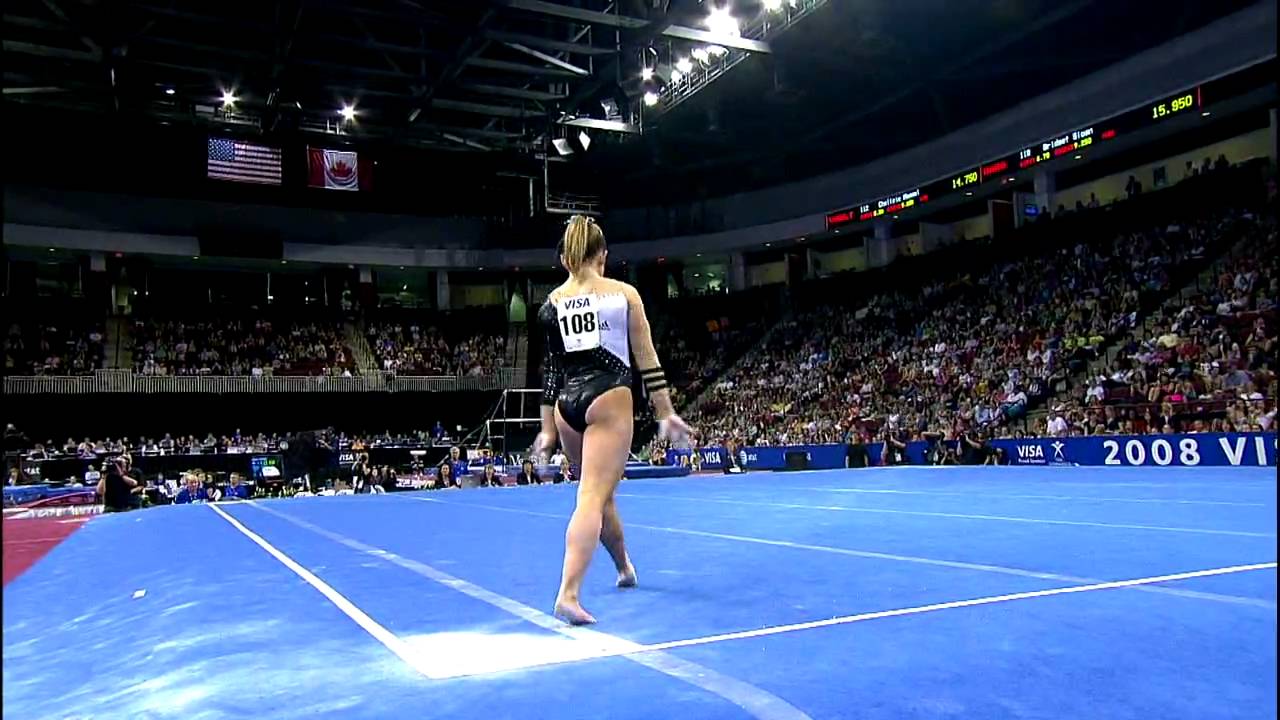 Shawn Johnson - Floor Exercise - 2008 Visa Championships - Day 2