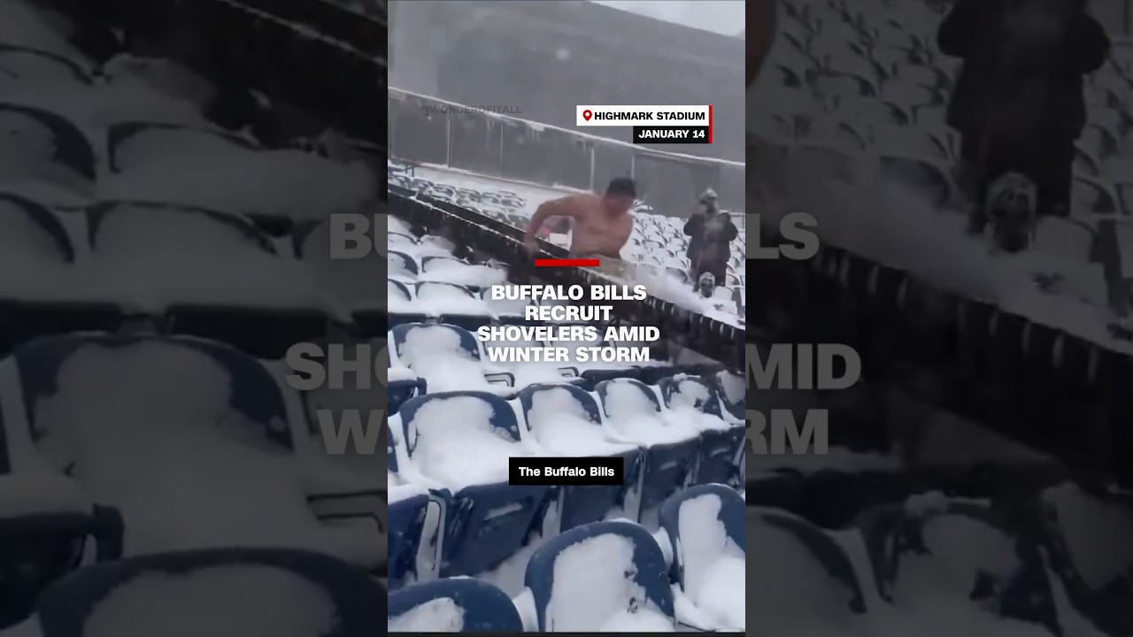 The Buffalo Bills recruited community members to shovel snow ahead of Monday's playoff game. #cnn