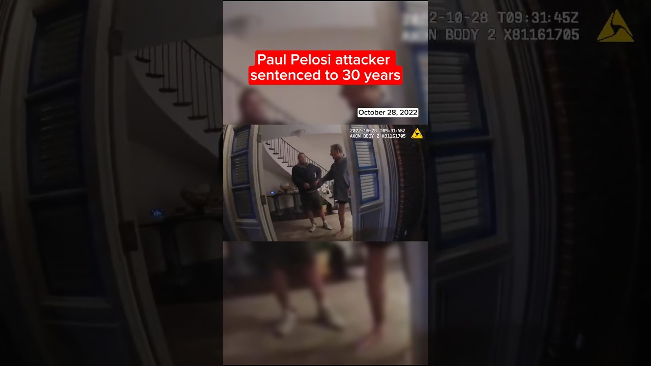 Paul Pelosi attacker sentenced to 30 years