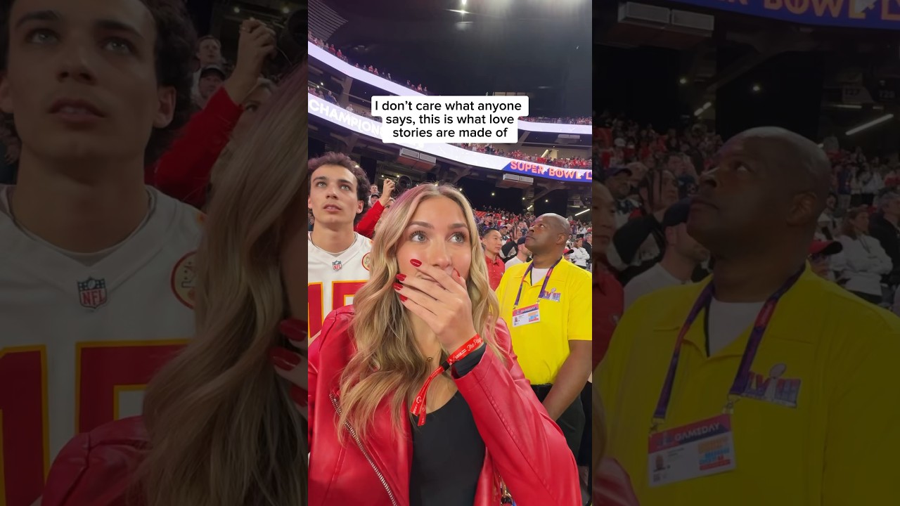 I thought Travis was going to propose 💍 ❤️😭 #shorts #superbowl #taylorswift #traviskelce #swifties