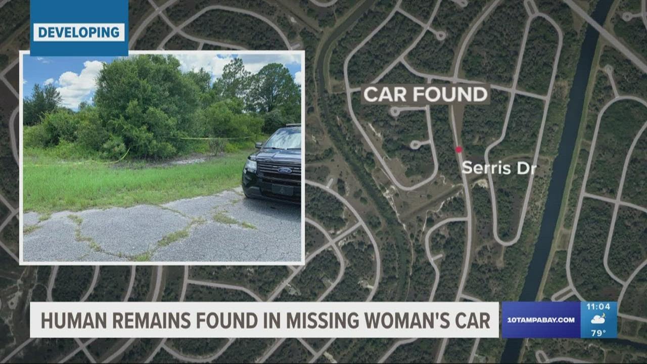 Human remains found in missing Port Charlotte woman's car