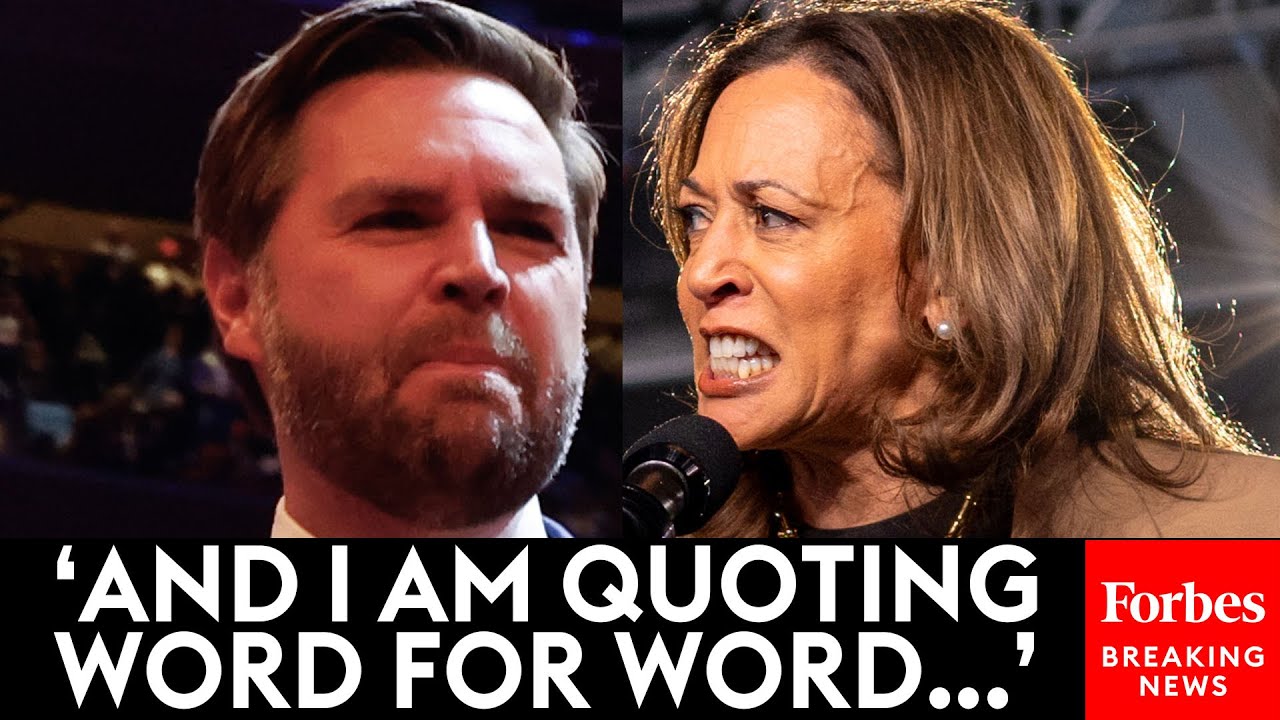 JD Vance Makes Madison Square Garden Crowd Laugh By Quoting Kamala Harris Directly | Trump Rally