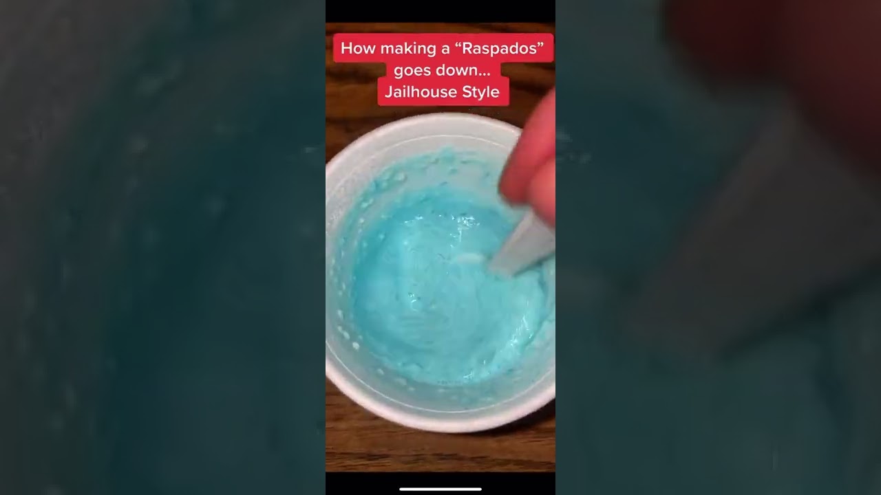 Making “Raspados!” - Jailhouse Style! 🤩 🥵 #FYP #Dpeezy2099 #bussin