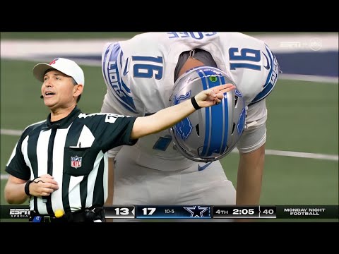WHAT NFL REFEREE BRAD ALLEN DID TO THE DETROIT LIONS