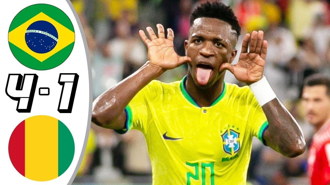 Brazil vs Guinea 4-1 - All Goals & Highlights - 2023