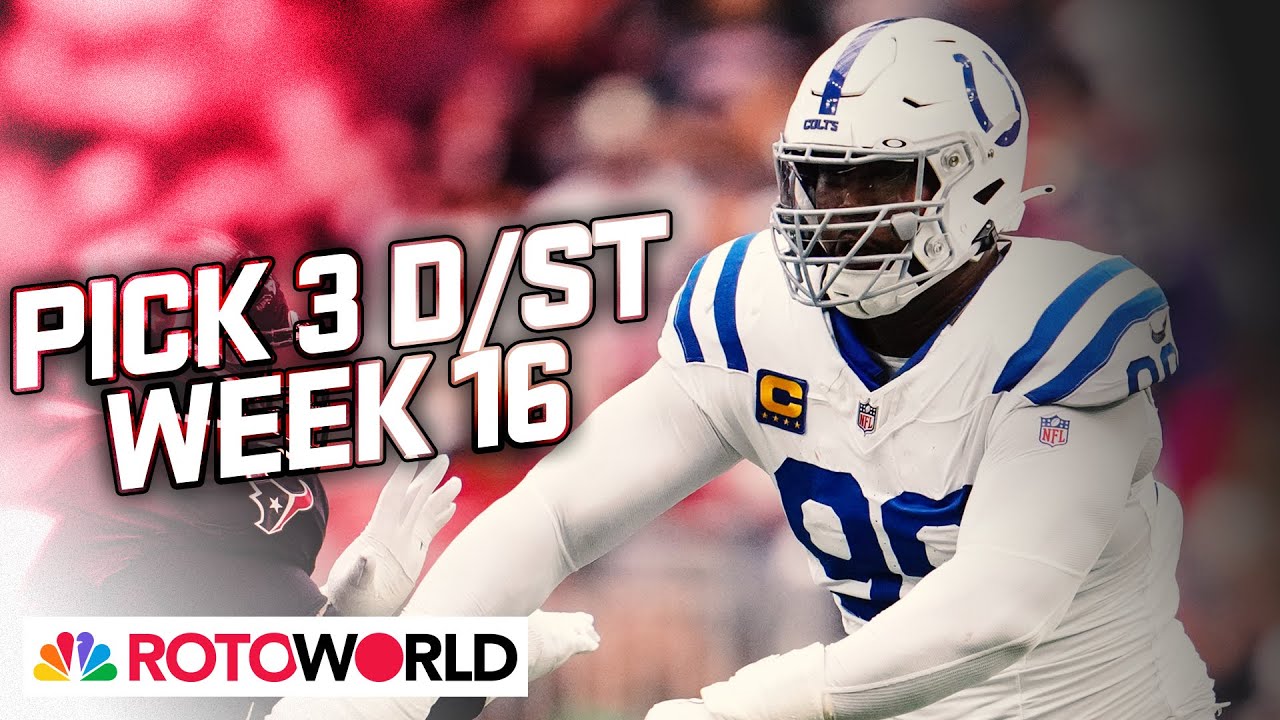 Colts, Eagles, Broncos lead Defense (D/ST) Start Em/Sit Em for Week 16 | Rotoworld | NFL on NBC