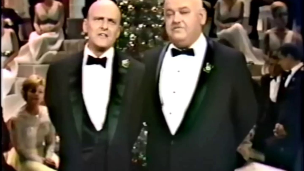 Werner Klemperer and John Banner sing Silent night Robert Clary sings a French Carol