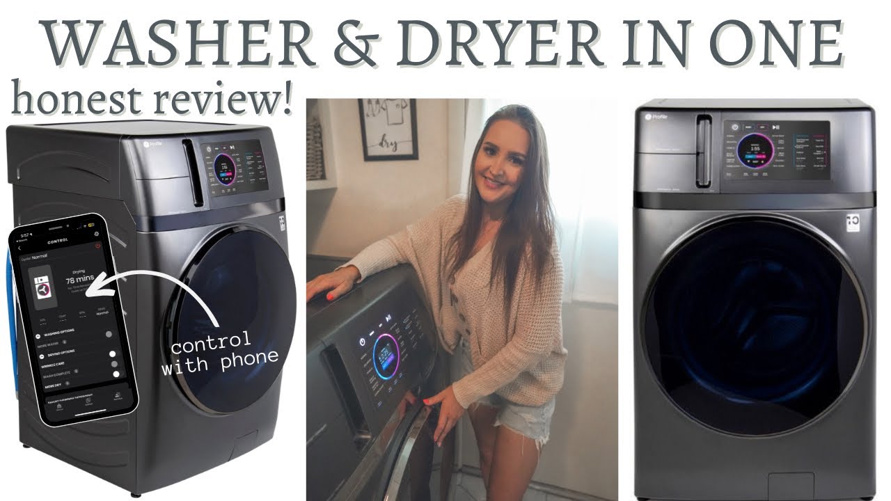 WASHER DRYER ALL IN ONE | Honest Review!! (Not Sponsored!) | GE UltraFast All-In-One Unit | Ventless