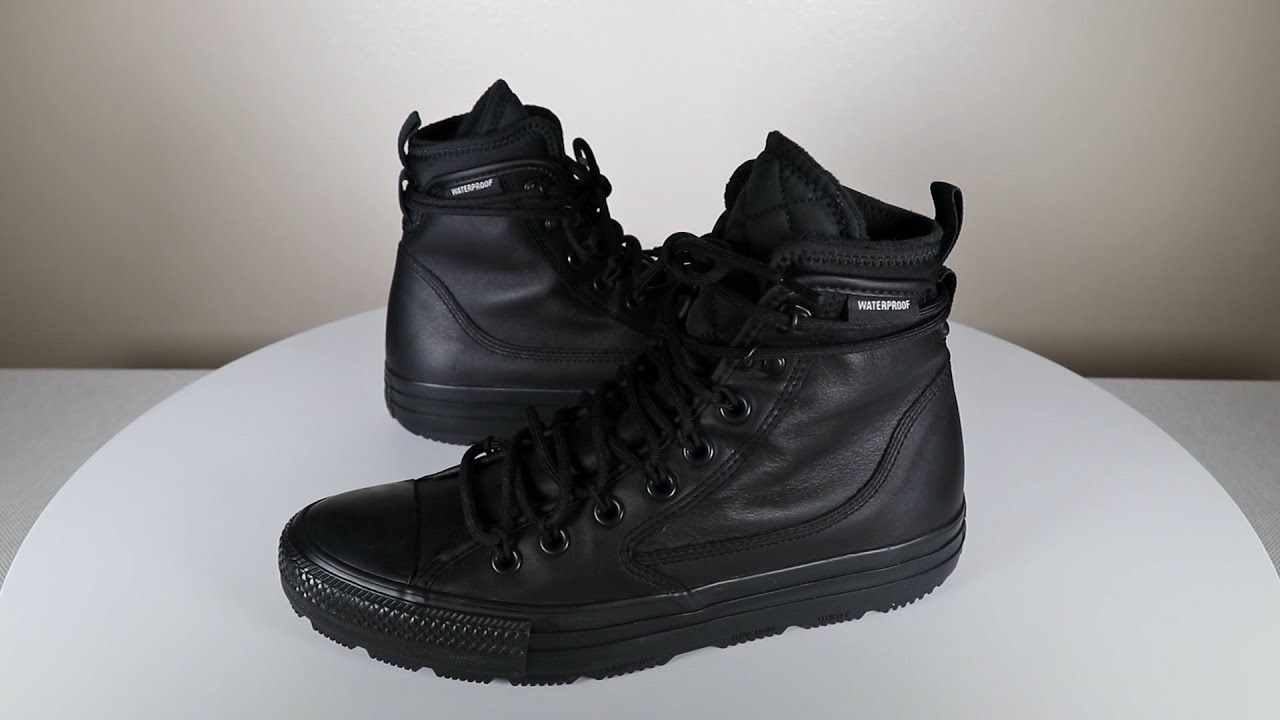 Converse: Utility All Terrain Chuck Taylor All Star - Black Leather