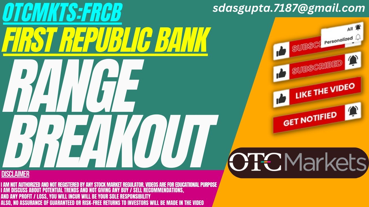 RANGE BREAKOUT : FRCB STOCK ANALYSIS | FRC STOCK | FIRST REPUBLIC BANK STOCK