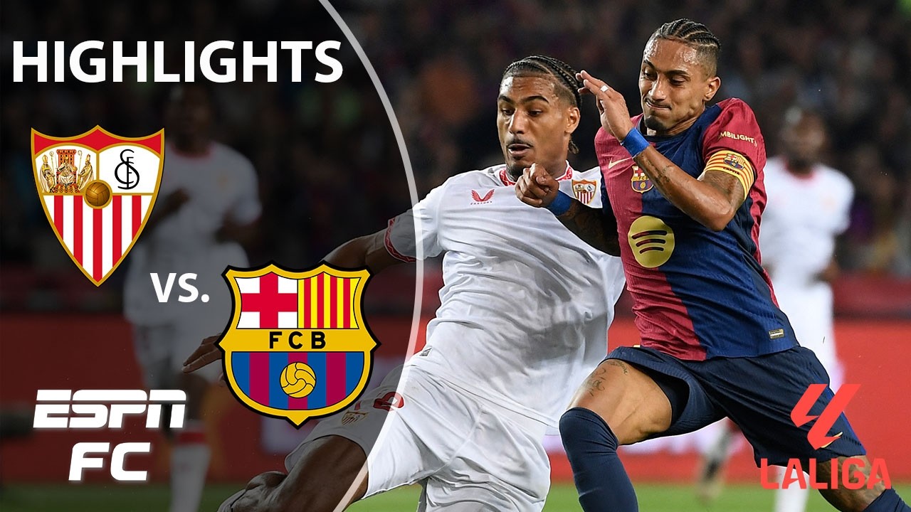 LEWANDOWSKI SHOWED OUT 🔥 Sevilla vs. Barcelona | LALIGA Highlights | ESPN FC