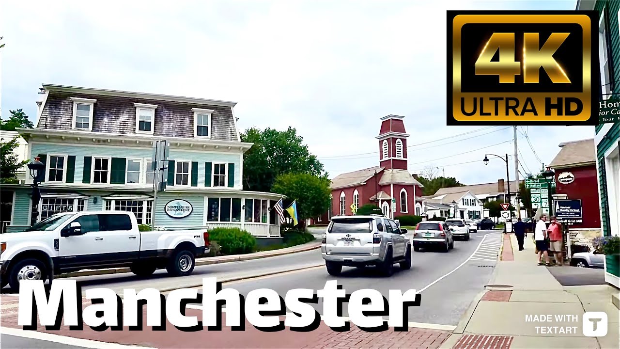 【4K】Manchester Vermont - Day walk - July 2023