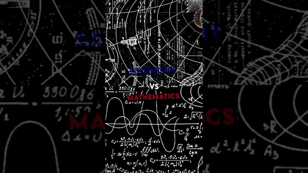 Astronomy vs Mathematics - #science #physics #maths #shorts