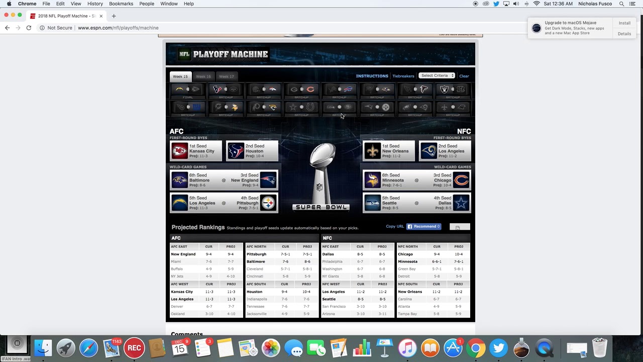 ESPN Playoff Machine