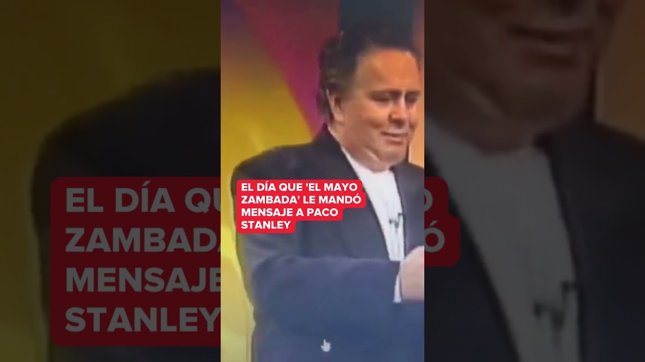 'Mayo Zambada' le mandó mensaje a Paco Stanley durante programa en vivo #milenioshorts