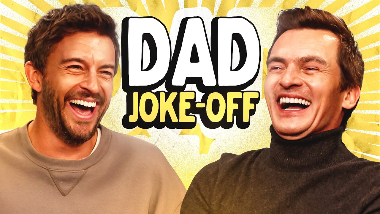 Jonathan Bailey vs Rupert Friend | Dad Joke-Off