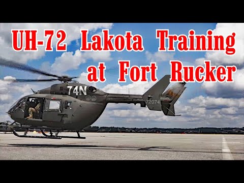UH-72 Lakota Helicopters at Fort Rucker, Alabama for Training