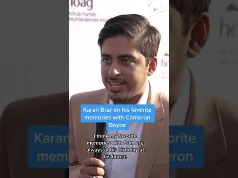 Karan Brar on his favorite memories with Cameron Boyce
