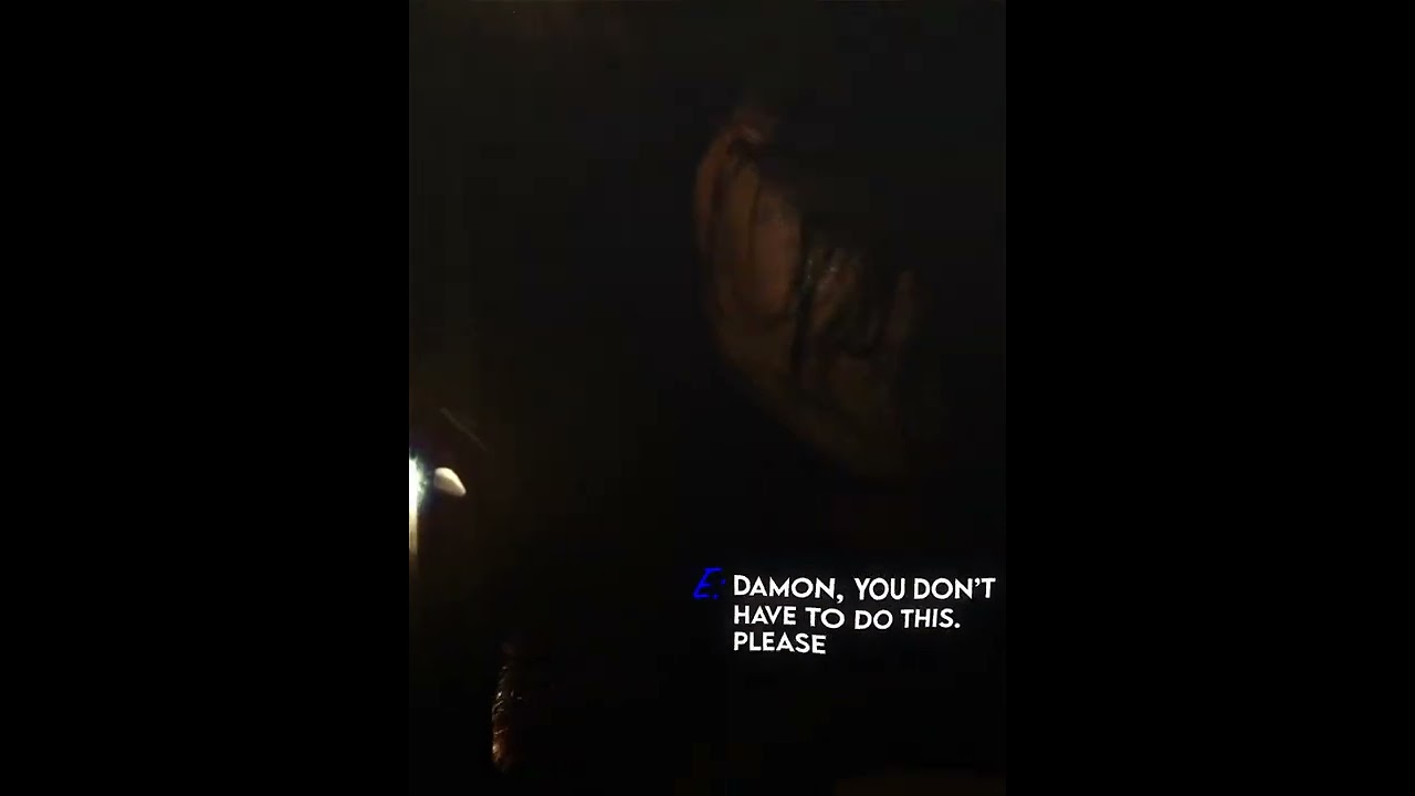 The regret on his face☹️ #damonsalvatore #elenagilbert #youtubeshorts #tvd