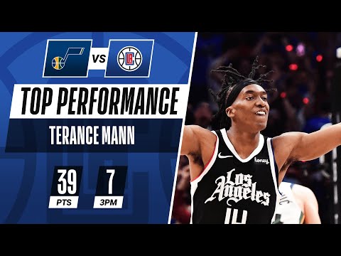 Terance Mann CRAZY CAREER-HIGH 39 PTS & 7 3PM in Game 6 vs Jazz! 🔥