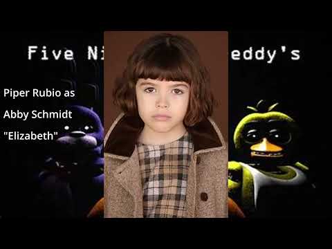 Fnaf Movie official cast (2023)