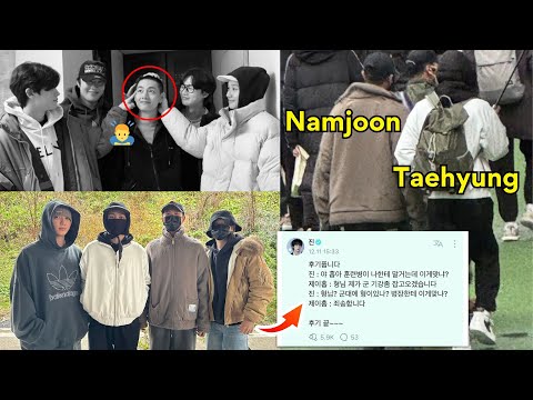 This is what actually happened inside the military training center😭Both BTS & Wooga are the best!!
