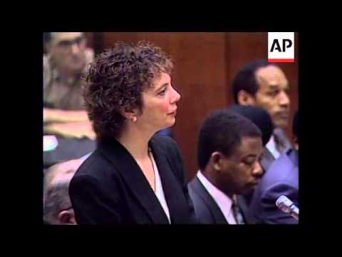 USA: OJ SIMPSON TRIAL: MARK FUHRMAN TESTIMONY