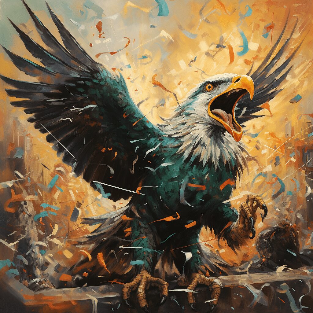 score of the eagles game