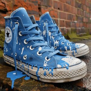 blue converse