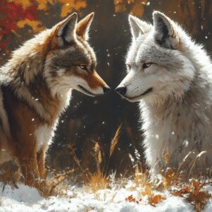 coyote vs wolf