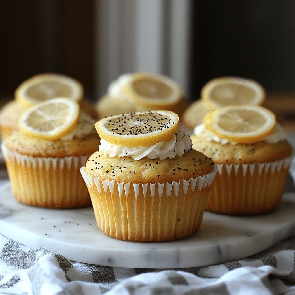 lemon poppy seed muffins