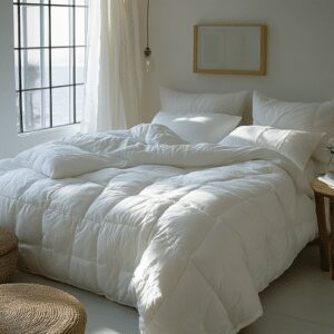 white comforter
