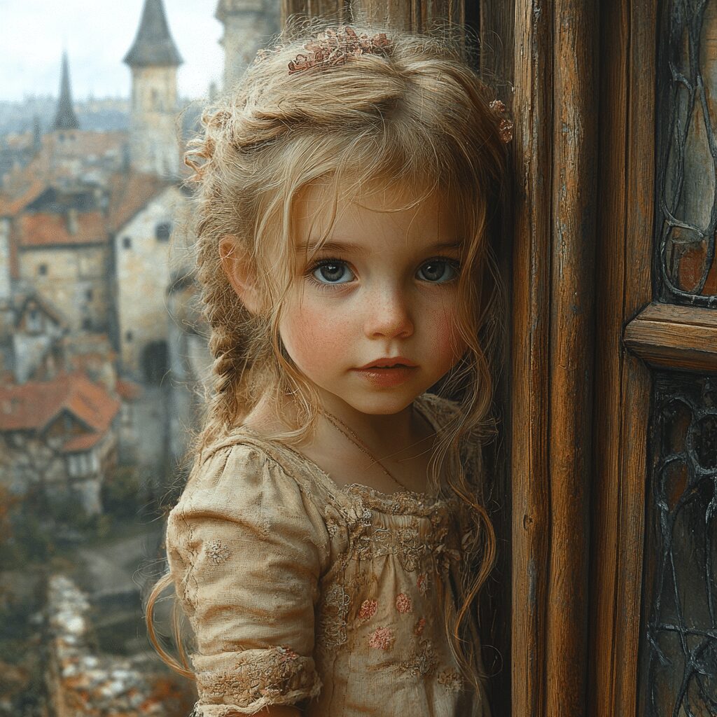 baby princess through the status window