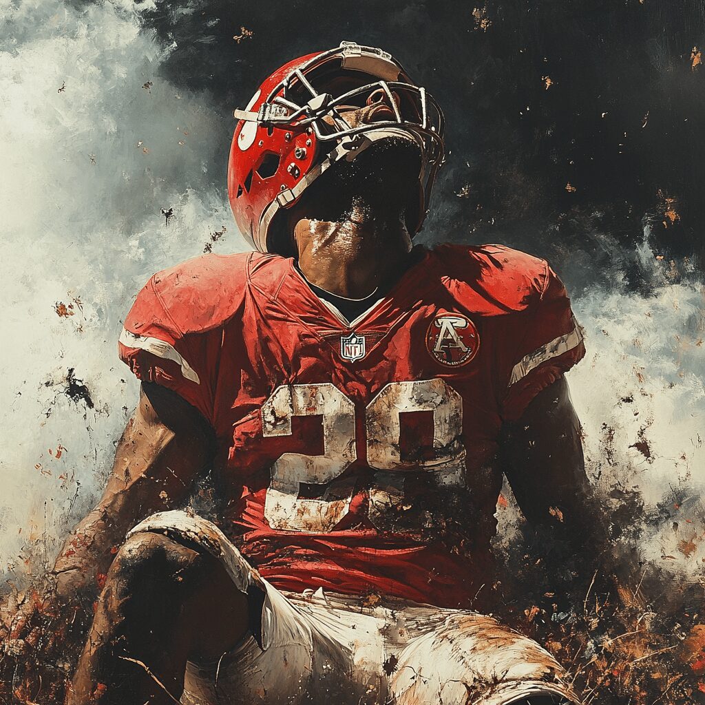 Football Player Collapses