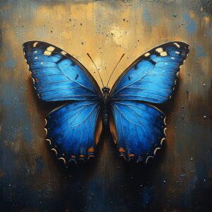 blue butterfly