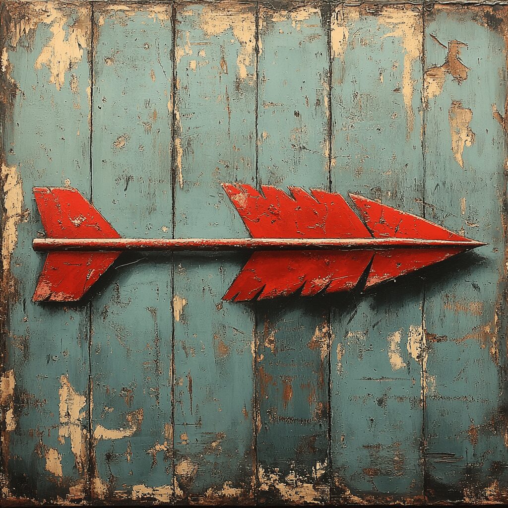red arrow